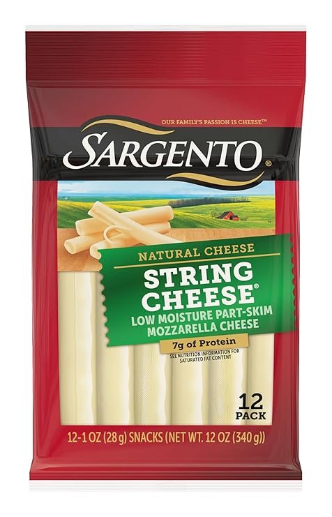 Sargento Natural String Cheese Snacks, 12-Count